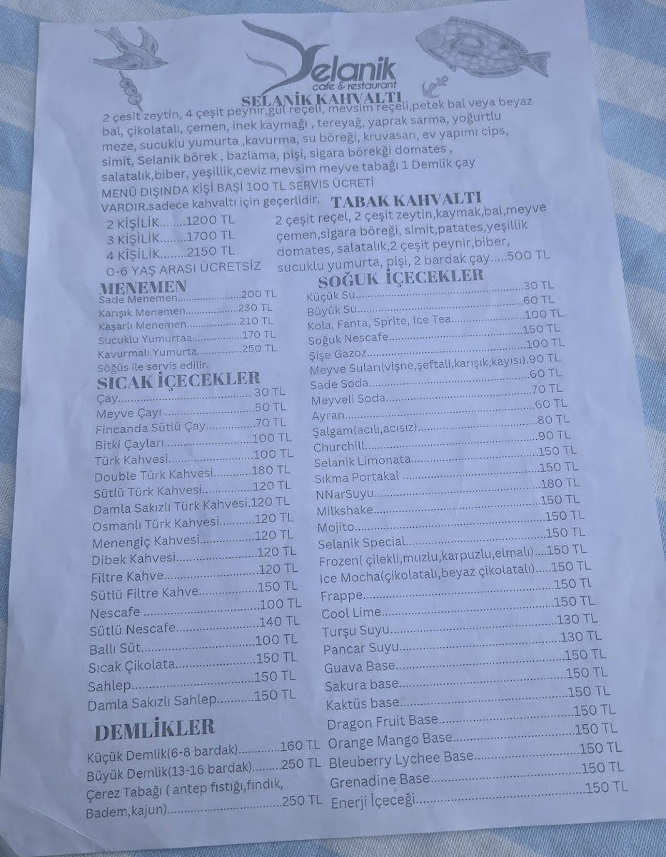 Menu Selanik Cafe Restaurant-1