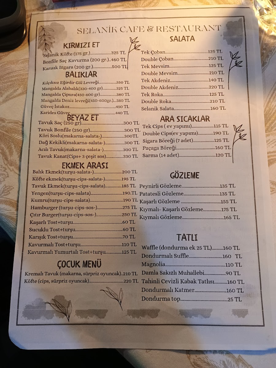 Menu Selanik Cafe Restaurant-6